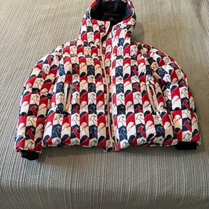 Rossignol Red and Blue Kids Jacket made in Italy